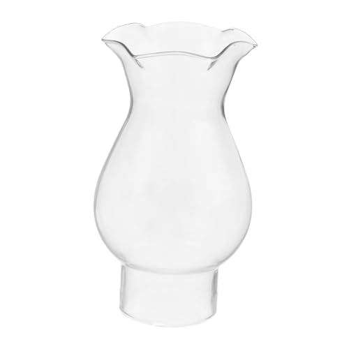 WEKADRIN Paralume in Vetro Trasparente Per Lampada a Olio Led Lanterna Vintage Senza Fiamma Sostituzione Del Copricapo Per Lampada Da Comodino Design Retrò Per Arredamento Casa