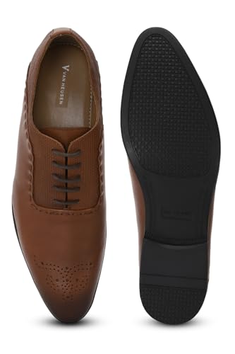 Image of Van Heusen Men Leather Formal Shoes