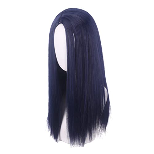 PUYYDS Arcane Caitlyn Blu Scuro Lungo Rettilineo