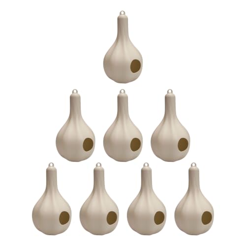 Wild Bird Lover's Purple Martin Gourds and Pole Package