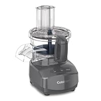 Cuisinart 9-Cup Continuous Feed Food Processor with Fine and Medium Reversible Shredding and Slicing Disc, Universal Blade, Continuous-Feed Attachment, and In-Bowl Storage (Gray) — image 2