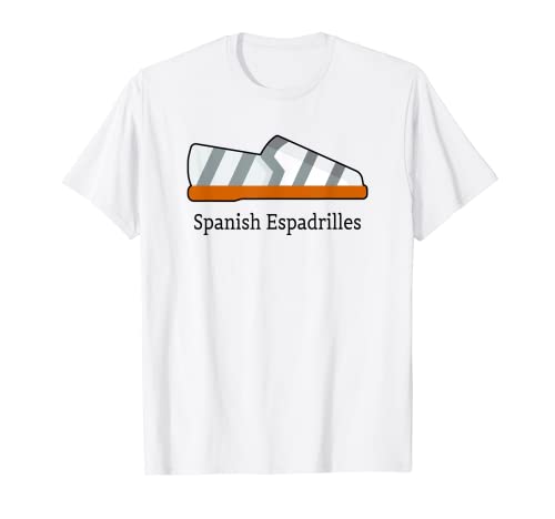 Souvenirs From Spain Flat Espadrilles Spanish Souvenirs T-Shirt