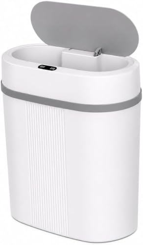 Lixeira Automática com Sensor de Movimento 12 Litros Branca. Com ...
