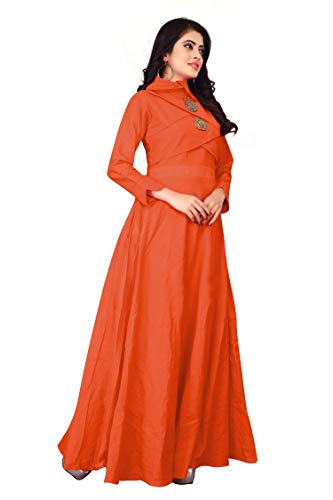 Image of Leriya Fashion Women's Cotton Bustier Knee-Length Kurta