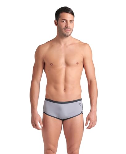 Image of ARENA Performance Men's Icons Solid Low-Waist Swim Brief Short Athletic Swimsuit