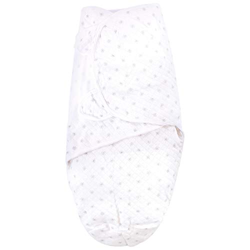 Image of Hudson Baby Unisex Baby Quilted Cotton Swaddle Wrap 3pk, Winter Forest, 0-3 Months