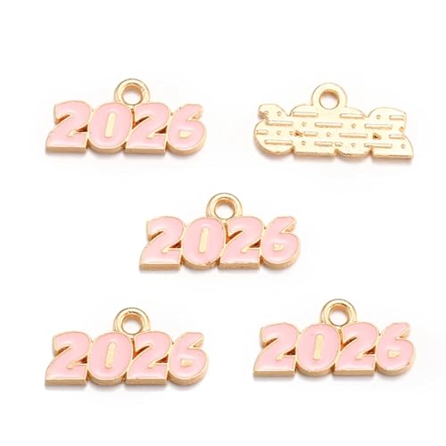 2026 Breloques pour l'artisanat : lot de 160 pendentifs multicolores pour bijoux DIY