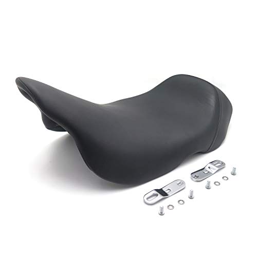 Hongk- Black Modern Low Profile Solo Seat Compatible With 2008-2017 Harley Touring Bagger Dresser [P/N: Tghd-Seat002-Bk] #TOP5