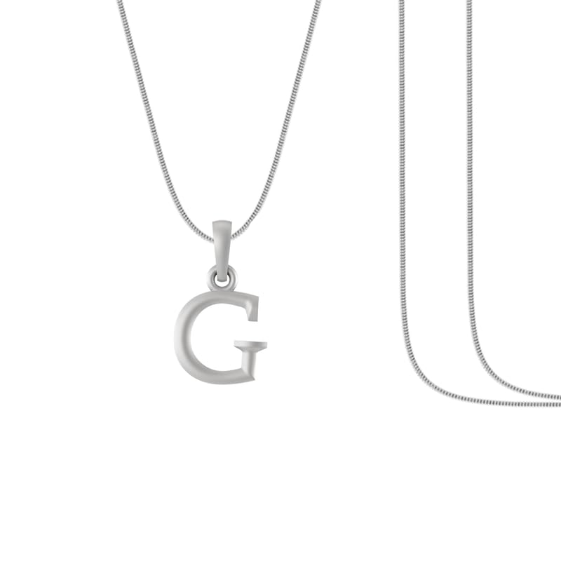 Colgante de plata para el colegio y diario con inicial S infantil Mtrolls AMZ 371
