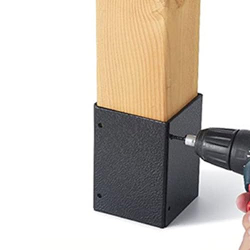 Protector de base de poste para buzón de acero inoxidable herraje regulable de 3.3 a 6 pulgadas 5