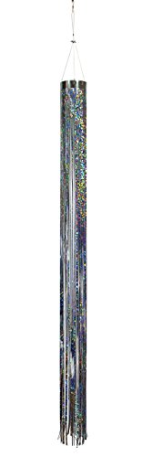 In the Breeze 9052 Silver Holographic Mylar Windsock