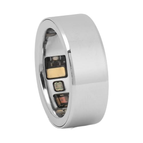 Smart Ring Health for Women & Men, Smart Health Ring Fitness, Continuously Records Sleep Quality, Heart Rate, Temperature, Oxygen and Pedometer (NO 19)