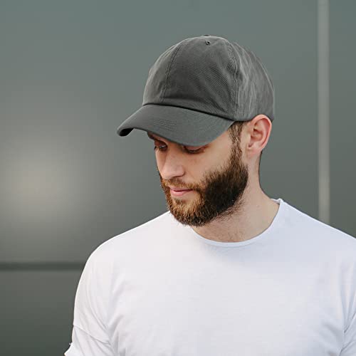 Image of Trendy Apparel Shop Oversize XXL Plain Unstructured Soft Crown Cotton Dad Hat