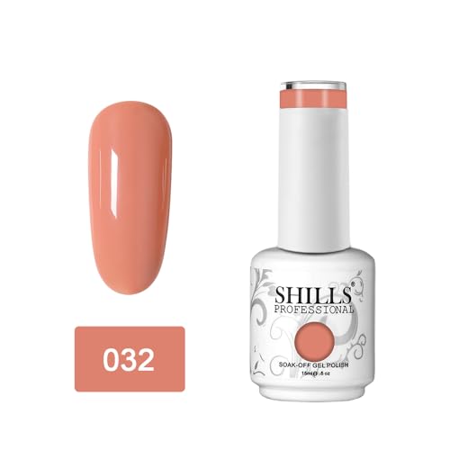 Image of SHILLS PROFESSIONAL UV /LED Soak Off Gel Polish Color Shade 32, Matte Finish, 15ml