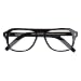 EAREADA Men Vintage Aviator Eyeglasses Kingsman Glasses MPO848DTO Acetate Frames Clear Lens Glasses (Black)