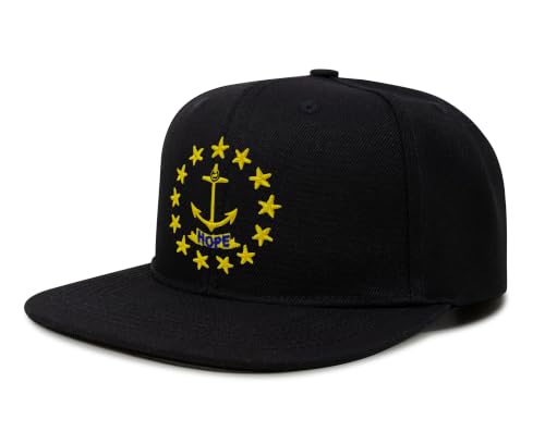 Image of International Tie State Hat for Men and Women, Adjustable Snapback Trucker Baseball Cap with Embroidered Patch