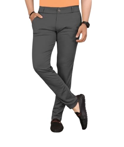Mens Regular Fit Casual Chino Trouser Style Lower | Everyday Wear Lower Pants | Stretchable Pant-image-37