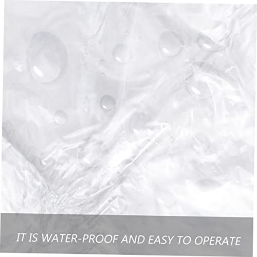 Healifty 100pcs Hanging Garment Bags Reusable Clothes Covers for Clothing Shop Dustproof and Suit Protectors for Travel and Storage4