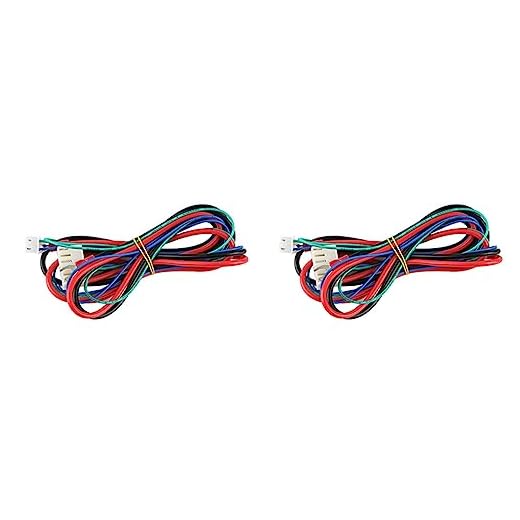 BRIUERG 2 cables de repuesto para cama caliente Anet A6/A8 MK2A/MK2B/MK3 para impresora 3D Mendel I3 Anet A8 cable de cama calentada