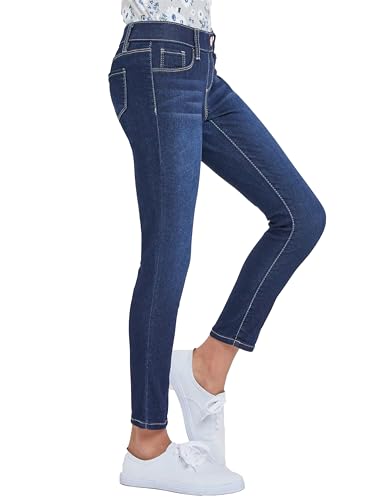 YMI Girls Pull on Skinny Jeans2