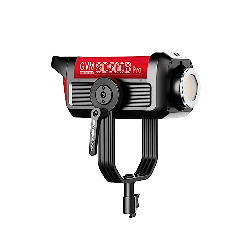 Image of GVM Pro SD500B 500W Led Video Light, Studio Lights with Bowen Mount, 61600lux /1m Photography Lighting kit with 45 Standard Cover, Continuous Output Video Lighting with Controller, CRI 97+, 2700-6800K