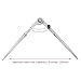 HARFINGTON Wing Divider Compass 8 Inch 200mm Adjustable Lockable Woodworking Compass for Metalworking Geometry Drawing Woodworking