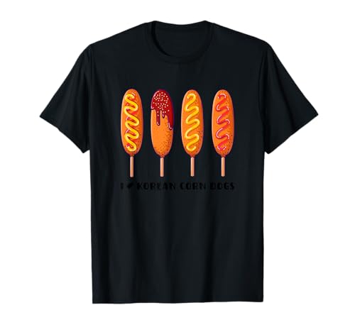 I Love Korean Corn Dogs Gamja Hotdog T-Shirt