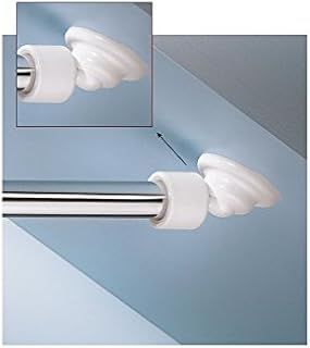 Kleine Wolke Angled Shower Rod Mount for Sloped Walls - Low Cost Solution