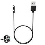 Smart Watch Charger for Radley Series 20, Smart Watch Charger 2 Pin Magnetic, 2 Pin 4mm Magnet USB Charging Cables, Universal Charging Lead Compatible with Radley, Haylou, Reflex Active, Ticwatch