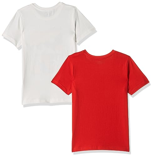 Image of Amazon Brand - Jam & Honey Boys 100% Cotton Printed Half Sleeves T-Shirt | Age 2-12 Years