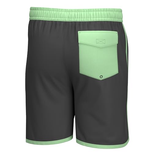 HUK Men's Long Caye Boardshort, 8" Fishing Board Shorts with Zipper Pockets2