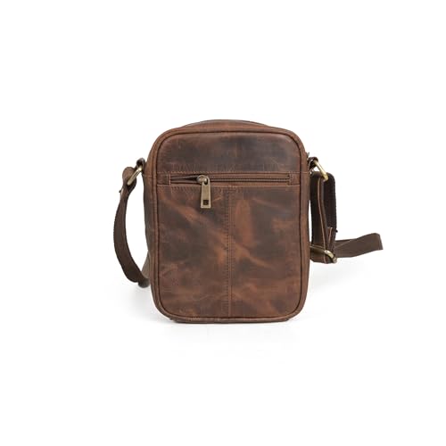 Image of Genuine Leather Sling Bag for Men, Stylish and Spacious Side Bag for Men, Crossbody Bag for Men Daily Use