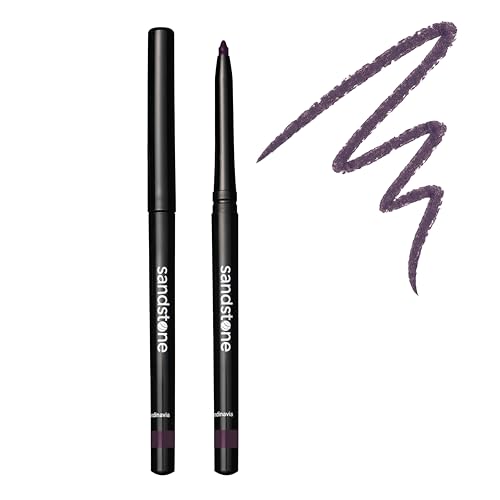 Sandstone Scandinavia Hypoallergener Eyeliner Wasserfester Kajalstift für empfindliche Augen Parfümfrei vegan und langanhaltend Aubergine