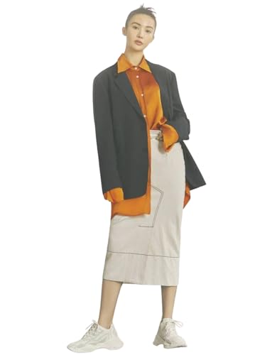 Veste de costume femme au design sense coupe oversize fluide et tombé impeccable haut de gamme