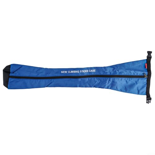 Kompakte Wanderstocktasche, wasserdichte Aufbewahrung für leichte Trekkingausrüstung (blau)