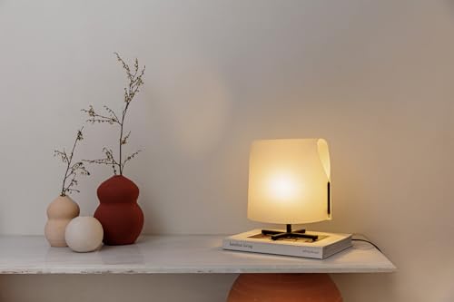 Lampe table noire beige LUANG S évite la fatigue visuelle éclairage doux - 4