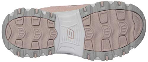 Skechers Kids Girl's D'Lites-Bright Blossoms Sneaker, Light Pink, 11 Medium US Little Kid4