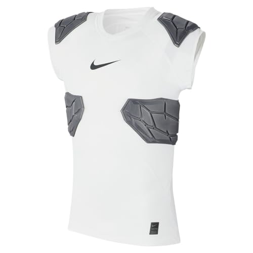 Nike Pro Boy's Hyperstrong Football Padded Shirt L White