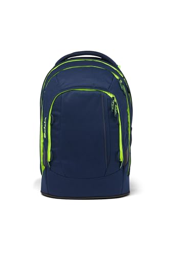 Satch pack design originali, alta qualità, ben organizzati, sostenibili Toxic Yellow - Blu scuro - 6