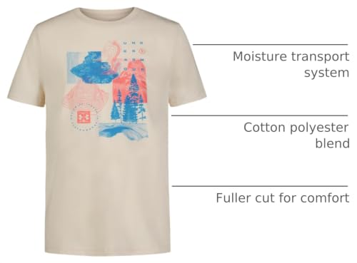 Image of Under Armour Boys' Short Sleeve Graphic T-Shirt, Soft & Comfortable, Outdoor Collection