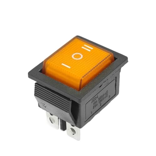 Interruptor basculante Kcd4 de 15 A y 250 V CA para sustitución en fuentes de energía