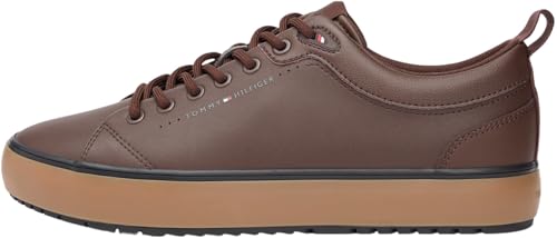 Tommy Hilfiger Harlem Core Cleat LTH Mix Fm0fm05702 - Tenis Bajos para Hombre, Cacao marrón, 43 EU