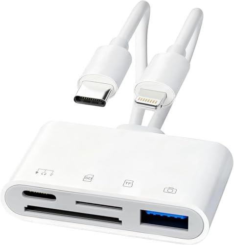 Amazon.co.jp: 【2026 MFi認証品】iPhone SDカードリーダー