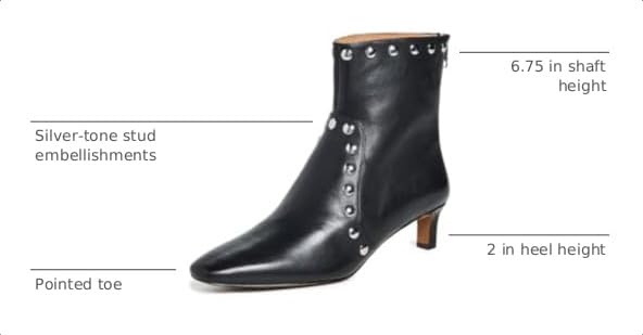Image of Madewell Women's The Dimes Kitten Heel Boot in Crinkle Leather