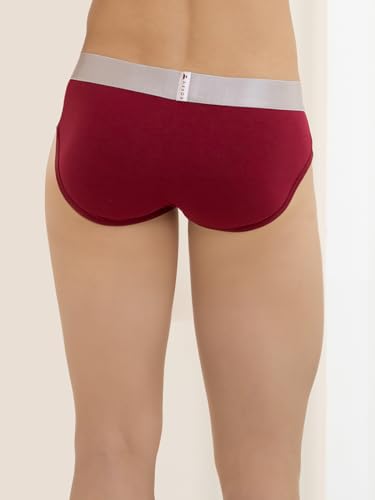Image of KOFFY Men's Premium Cotton Lycra Brief with Minus Cutting Pouch| Silver Metallic Elastic| 4 Way Stretch| Wrinkle Free| Pack of 1