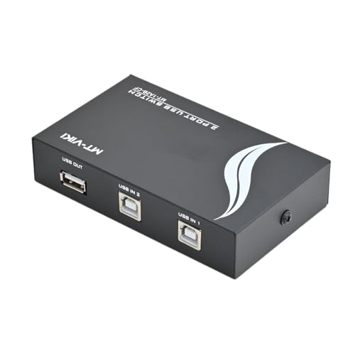 Image of 2 Port USB 2.0 Sharing Manual Switch Box Hub 2 PCS Share 1 USB Device for Printer Scanner Camera Keyboard (2 Port)
