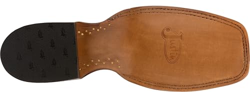 Justin Men's Pascoe 13" Smooth Ostrich Western Boot Broad Square Toe4