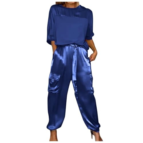 Ensemble pantalon en satin fluide résolvant le manque de confort