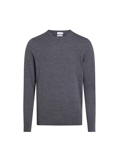 Pull Calvin Klein K10K109474 gris en maille haut de gamme pour homme