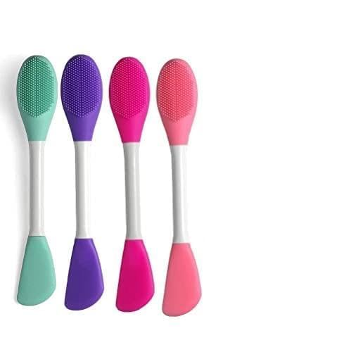 SHRIVYAA 1 Pack Facial Mask Scraper Brush Silicone Face Mask Applicator Soft Skincare Spatula for Cream Mud Clay Gel Lotion Serum Beauty Makeup Tool-image-10